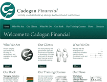 Tablet Screenshot of cadoganfinancial.co.uk